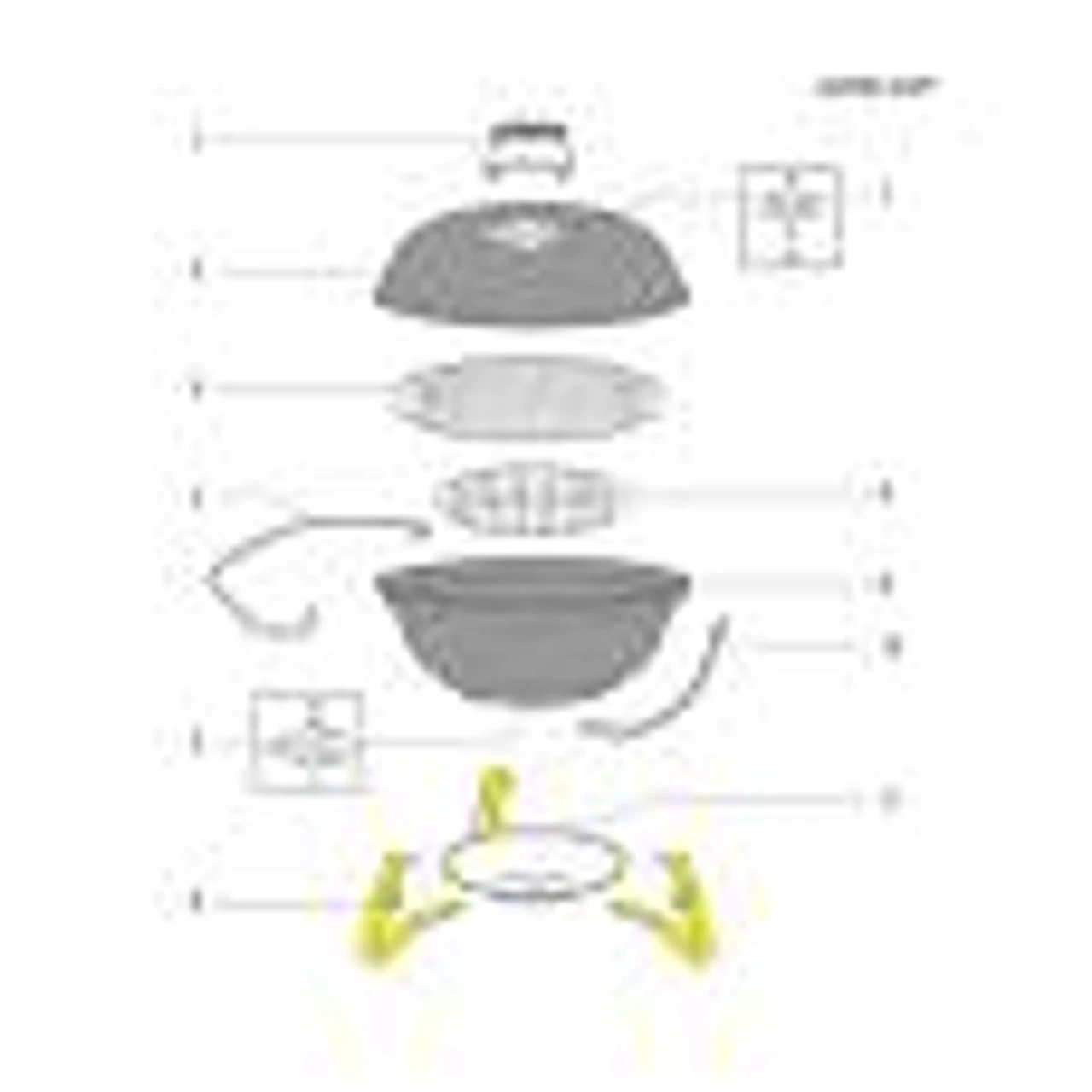 Weber 61499 Jumbo Joe Leg Kit 1 Weber 61499 Jumbo Joe Leg Kit