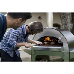 Alfa Outdoor Pizza Oven 4 Pizze With Stand Copper -Weber Shop 8033048 A V6.eps High 49671.1636985856