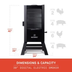 Masterbuilt Digital Wood Chips Vertical Smoker Black -Weber Shop 8063964 A V2.eps High 96725.1692368605