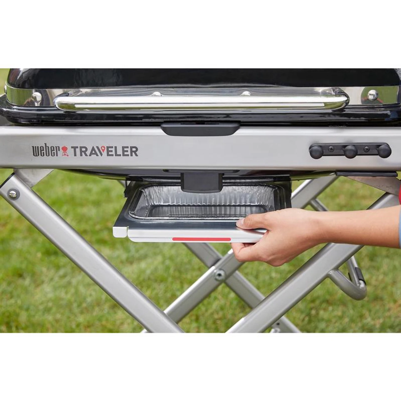 Weber Traveler Stealth Liquid Propane Portable Gril 5 Weber Traveler Stealth Liquid Propane Portable Gril - Image 5