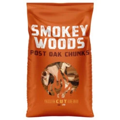 Smokey Woods All Natural Post Oak Wood Smoking Chunks 350 Cu In