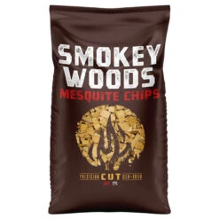Smokey Woods All Natural Mesquite Wood Smoking Chips 192 Cu In