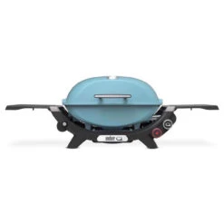 Weber Q 2800N+ 2 Burner Liquid Propane Grill Sky Blue
