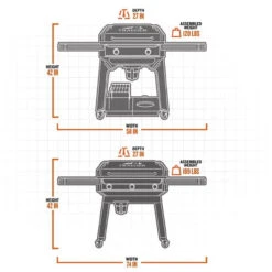 Traeger Flatrock 2 Burner Liquid Propane Outdoor Griddle -Weber Shop 8108739 A V8.eps High 65884.1755803246