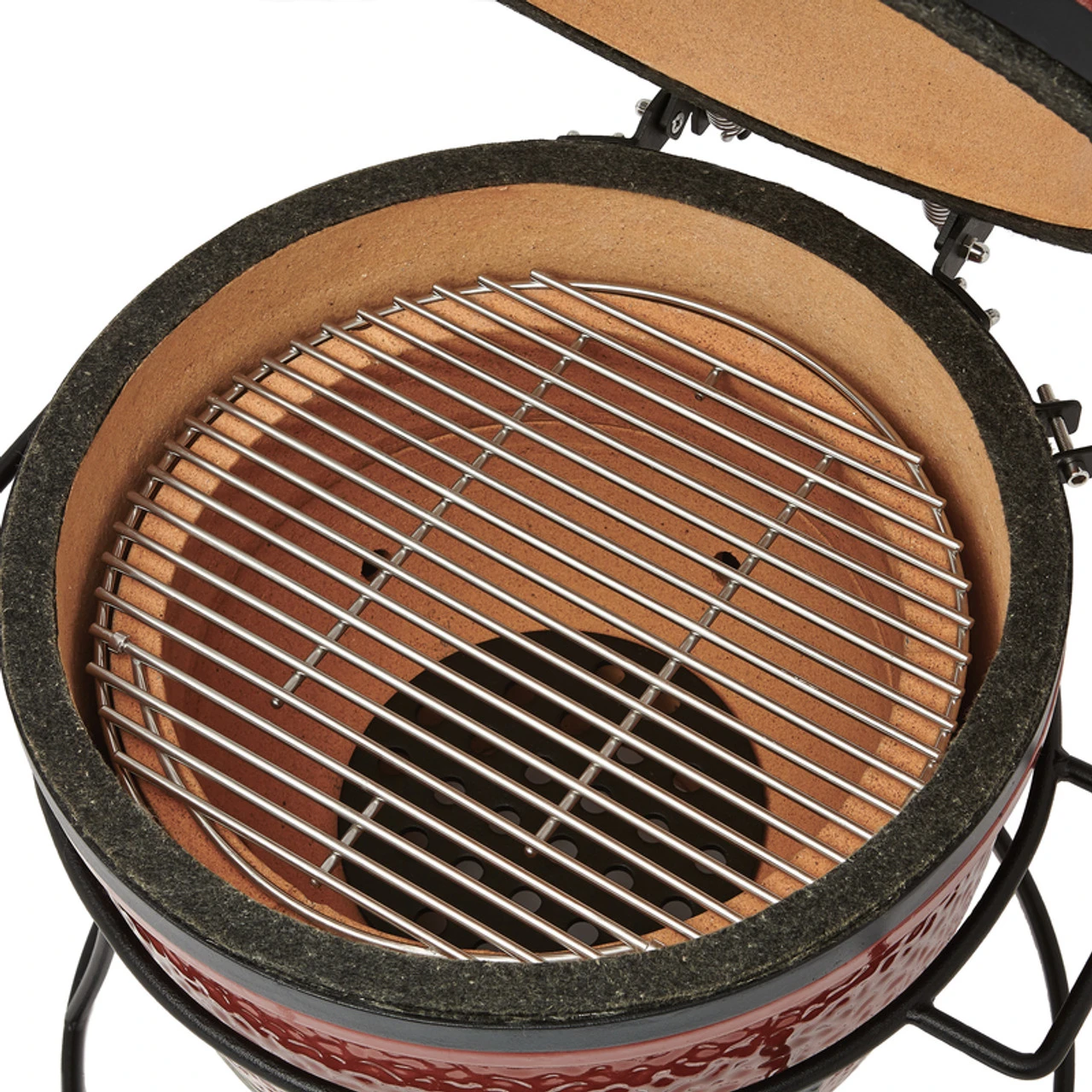 Kamado Joe 13.5 In. Joe Jr. Charcoal Kamado Grill And Smoker 2 Kamado Joe 13.5 In. Joe Jr. Charcoal Kamado Grill And Smoker - Image 2