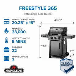 Napoleon F365DSBPGT-ECP Freestyle 365 SB With Range Side Burner -Weber Shop EN Set 21Freestyle 365 with Side Burner 4 01 34336.1755804159