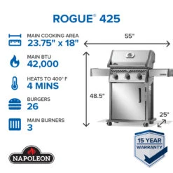 Napoleon R425SS-2 Rogue 425 Gas Grill 12 Napoleon R425SS-2 Rogue 425 Gas Grill -Weber Shop R425PSS 2 Web Gallery 01 EN Set 18 Rogue 425 01 19562.1755723031