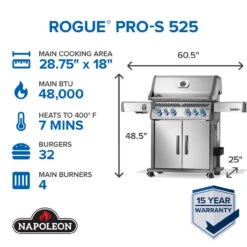 Napoleon RPS525RSIBSS-2 Rogue PRO-S 525 RSIB With Infrared Side And Rear Burner 13 Napoleon RPS525RSIBSS-2 Rogue PRO-S 525 RSIB With Infrared Side And Rear Burner -Weber Shop RPS525RSIBPSS 2 Web Gallery 12 EN Set 7 Rogue Pro S 525 RSIB 01 70901.1755642701