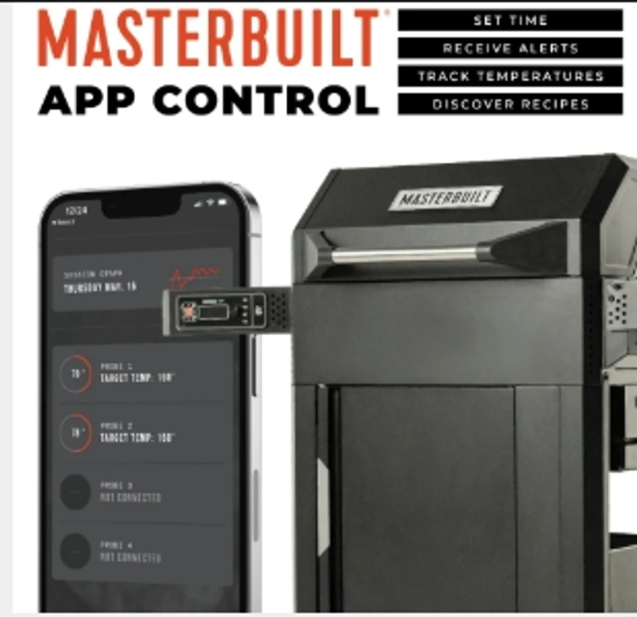 Masterbuilt MB20041124 AutoIgnite Series 545 Digital Charcoal Grill And Smoker 5 Masterbuilt MB20041124 AutoIgnite Series 545 Digital Charcoal Grill And Smoker - Image 5