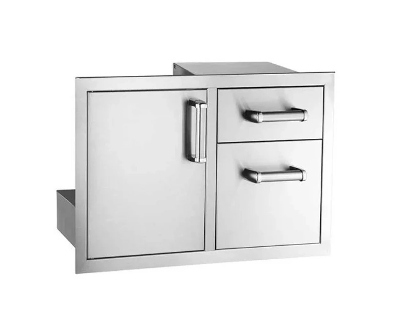 Fire Magic 53810SC Flush Mounted Access Door With Double Drawer With Soft Close System 1 Fire Magic 53810SC Flush Mounted Access Door With Double Drawer With Soft Close System