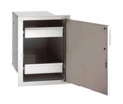 Fire Magic 33820-S Single Access Door With Dual Drawers