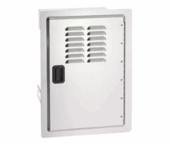 Fire Magic 23920-1T-S Single Access Legacy Door With Louvers And Tank Tray (20" X 14")