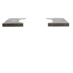 Primo PG00319 Oval Junior Stainless Steel Side Shelves