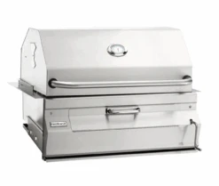 Fire Magic 14-SC01C-A Charcoal Slide-In Barbecue Grill With Smoker Hood
